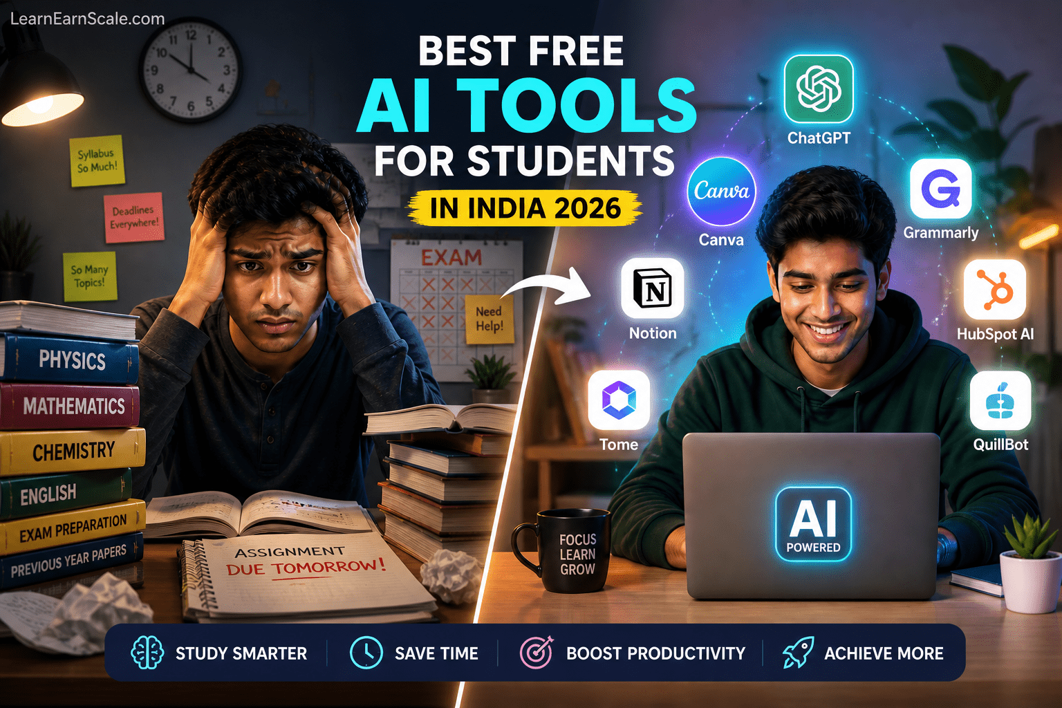 the gap between an average student and a high-performing one is no longer talent — it’s the tools they use. practical checklist for LearnEarnScale readers