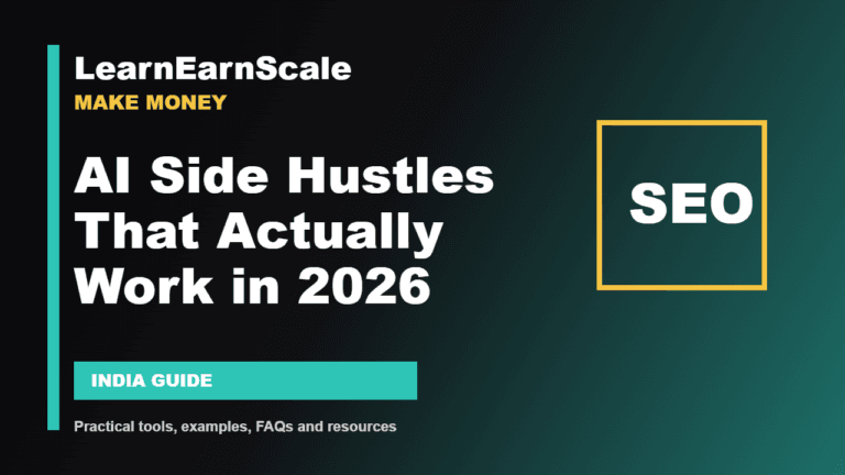 aI side hustles that actually work - LearnEarnScale guide