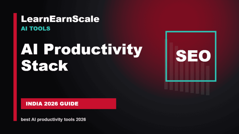 best AI productivity tools 2026 - LearnEarnScale guide