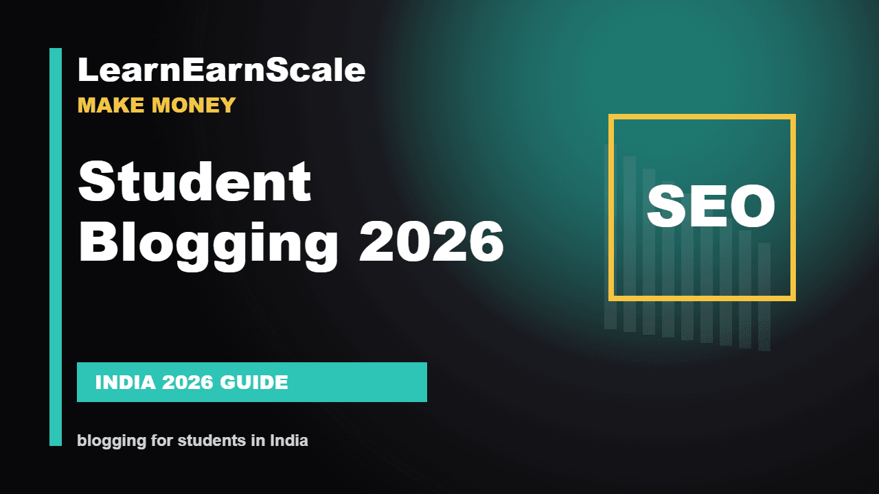 blogging for students in India - LearnEarnScale guide