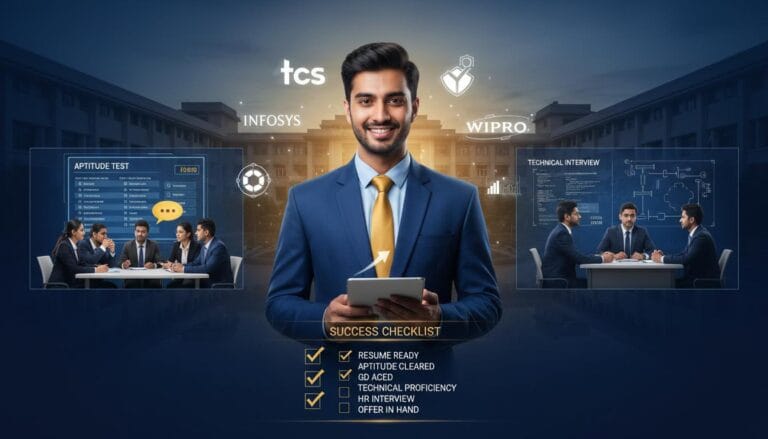 how to crack campus placements - LearnEarnScale guide
