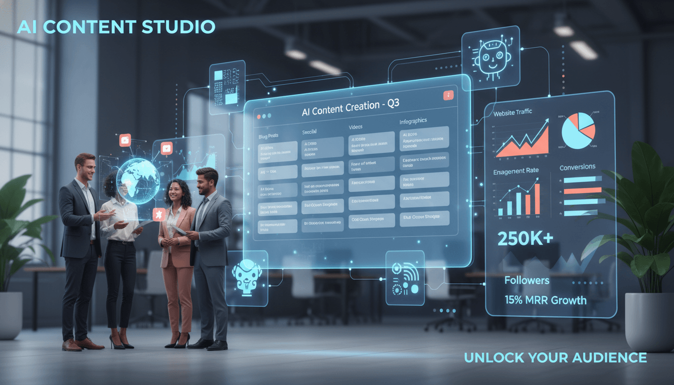 how to build AI content creation business - LearnEarnScale guide