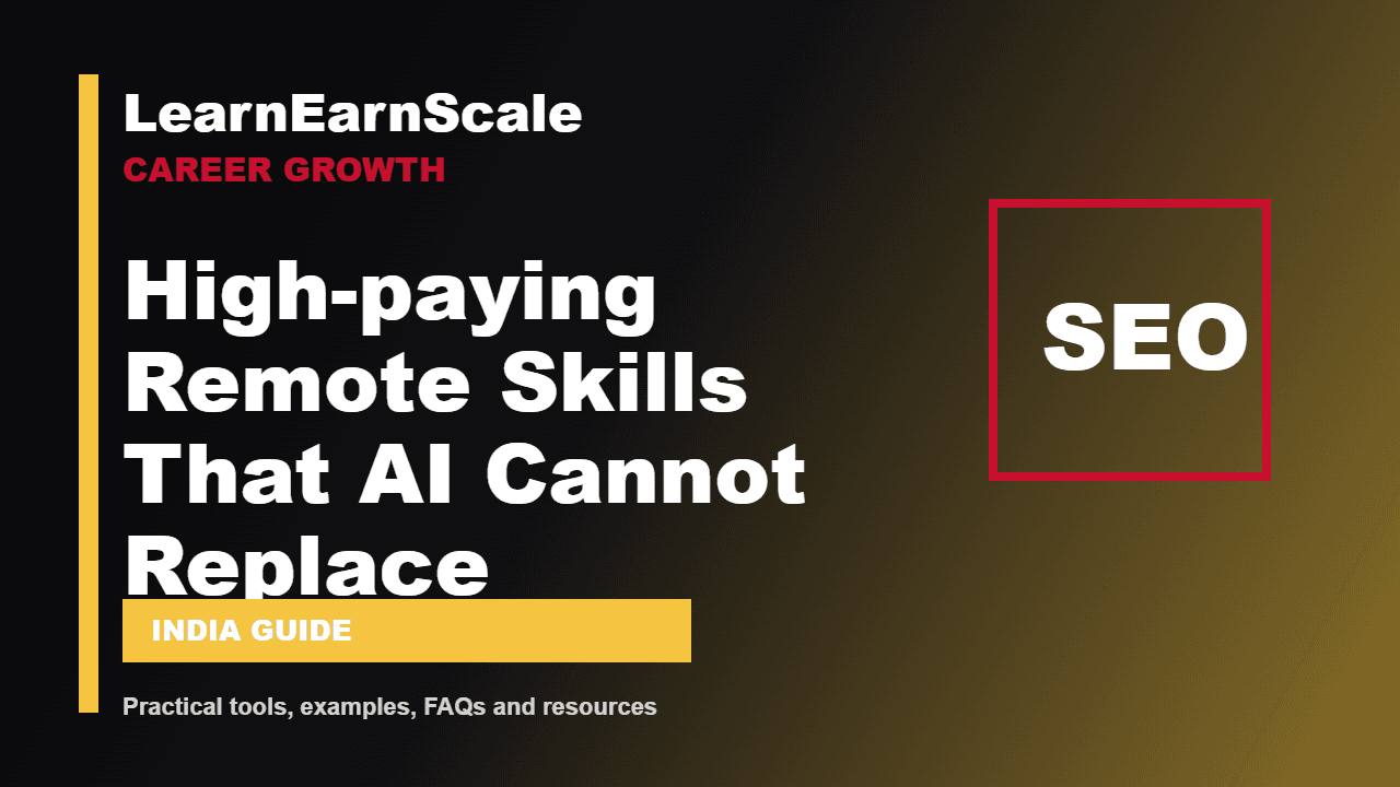 high-paying remote skills that AI cannot - LearnEarnScale guide