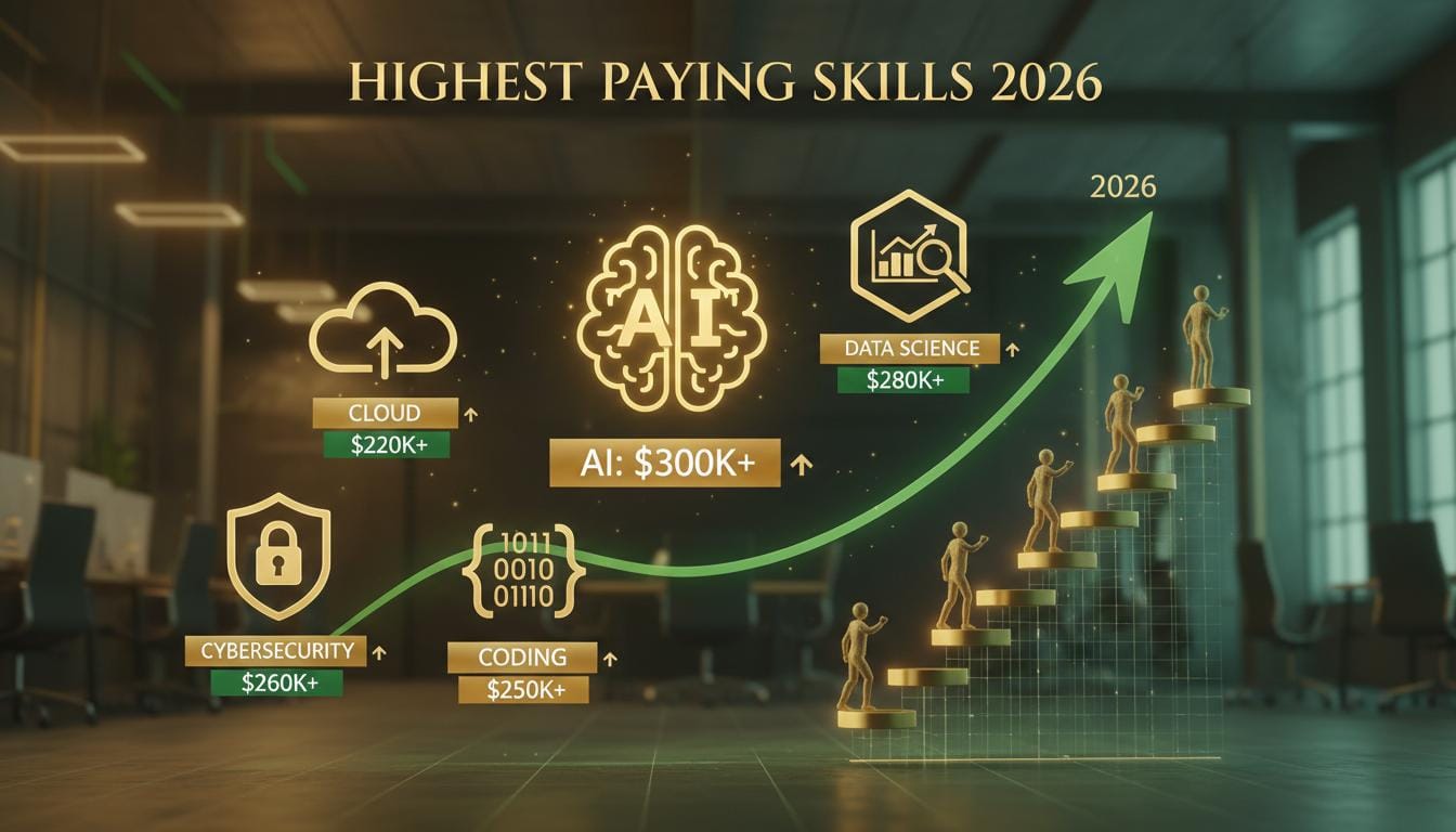 top 10 highest-paying skills to learn in 2026 - LearnEarnScale guide