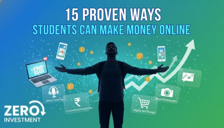 proven ways students can make money online without investment in india - LearnEarnScale guide