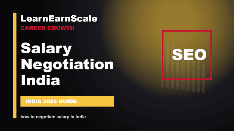 how to negotiate salary in India - LearnEarnScale guide