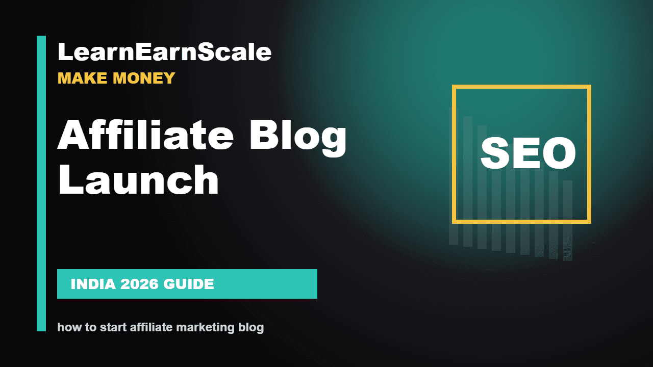 how to start affiliate marketing blog practical checklist for LearnEarnScale readers